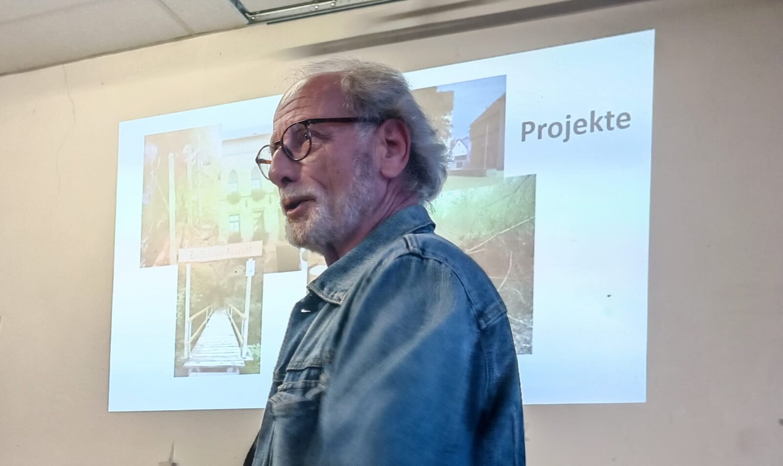 Thomas Rittershaus stellt Projekte der Engagierten Monzinger vor